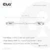 CLUB3D USB 80Gbps sertifitseeritud 240W 8K240Hz Type-C® 1.2m / 3.94ft must kaabel
