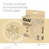 CLUB3D USB 80Gbps sertifitseeritud 240W 8K240Hz Type-C® 1.2m / 3.94ft must kaabel