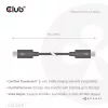 CLUB3D Thunderbolt™ 5 sertifitseeritud 8K240Hz andmeedastus 80/120 Gbps EPR 240 W kaabel M/M 1 m / 3,28 jalga