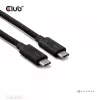 CLUB3D Thunderbolt™ 5 sertifitseeritud 8K240Hz andmeedastus 80/120 Gbps EPR 240 W kaabel M/M 1 m / 3,28 jalga