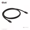 CLUB3D Thunderbolt™ 5 sertifitseeritud 8K240Hz andmeedastus 80/120 Gbps EPR 240 W kaabel M/M 1 m / 3,28 jalga