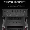 CORSAIR arvutikorpus - Icue Link 5000t Lx RGB keskmine torn, suure jõudlusega