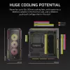 CORSAIR arvutikorpus - Icue Link 5000t Lx RGB keskmine torn, suure jõudlusega