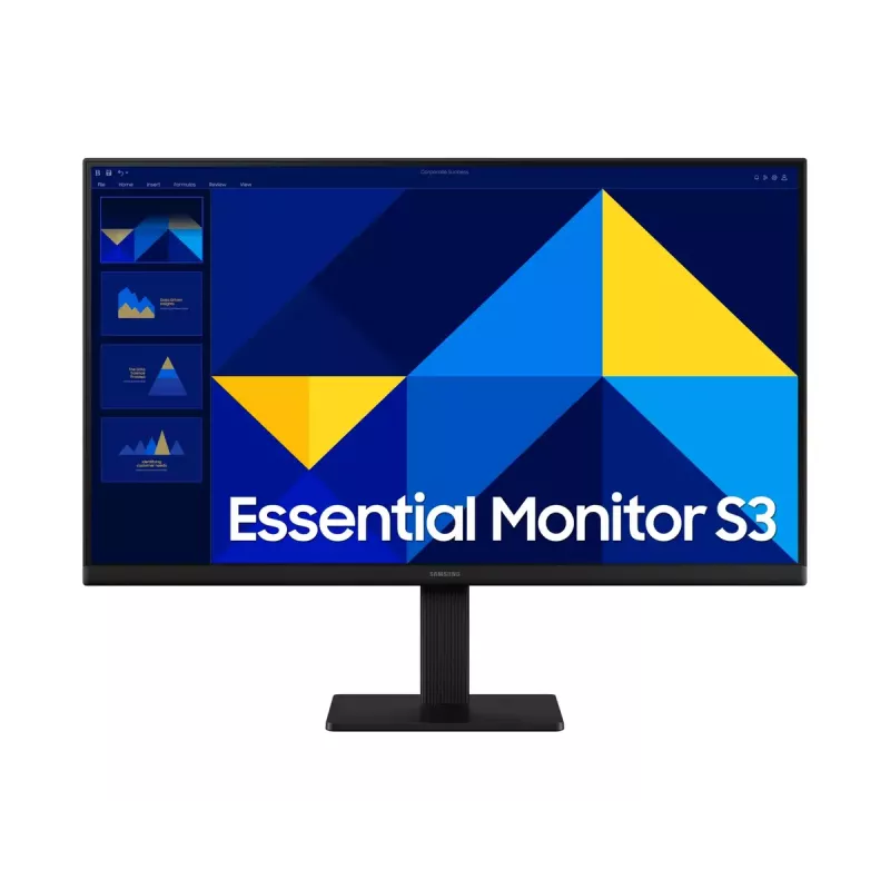 24-tolline LCD monitor Samsung S30GD LS24D300GAUXEN — 24 tolli Full HD (1920×1080), IPS, 5 ms, 100 Hz, VESA, HDMI ja VGA, must