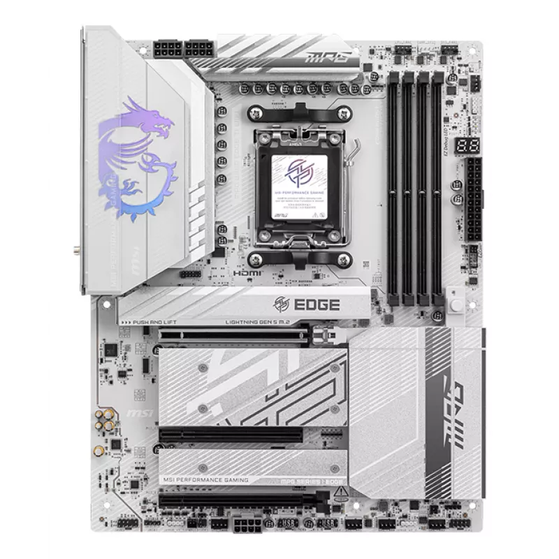 MSI MPG B850 EDGE TI WIFI emaplaat AMD B850 pesa AM5 ATX