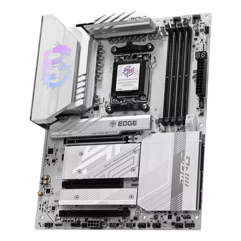 MSI MPG B850 EDGE TI WIFI emaplaat AMD B850 pesa AM5 ATX