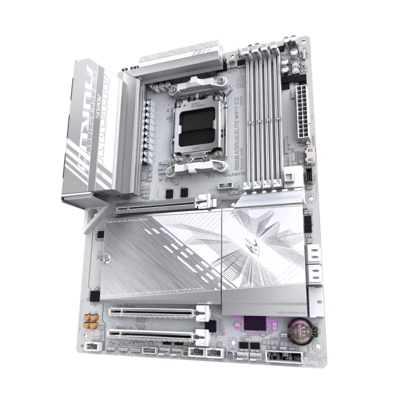 Emaplaat GIGABYTE B850 AORUS ELITE WIFI7 ICE, B850, AM5, ATX