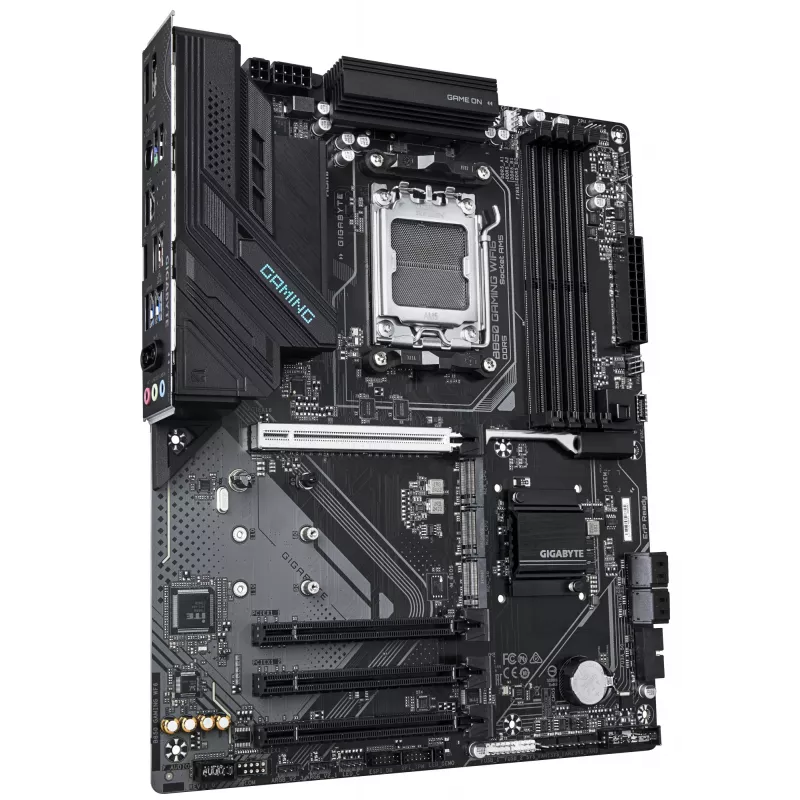 Emaplaat GIGABYTE B850 GAMING WIFI6, AMD B850 kiibistik, AM5 pesa, ATX, 4x DDR5 pesa, Wi‑Fi 6, 3x M.2, 4x SATA III
