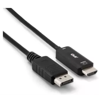 CLUB3D CAC-1083 DisplayPort-kaabel 2 m HDMI Type D (Micro) Must