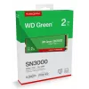 WESTERN DIGITAL SSD - WD roheline SN3000 NVMe - 500GB - Pci-e Gen4 x4 - M.2 2280