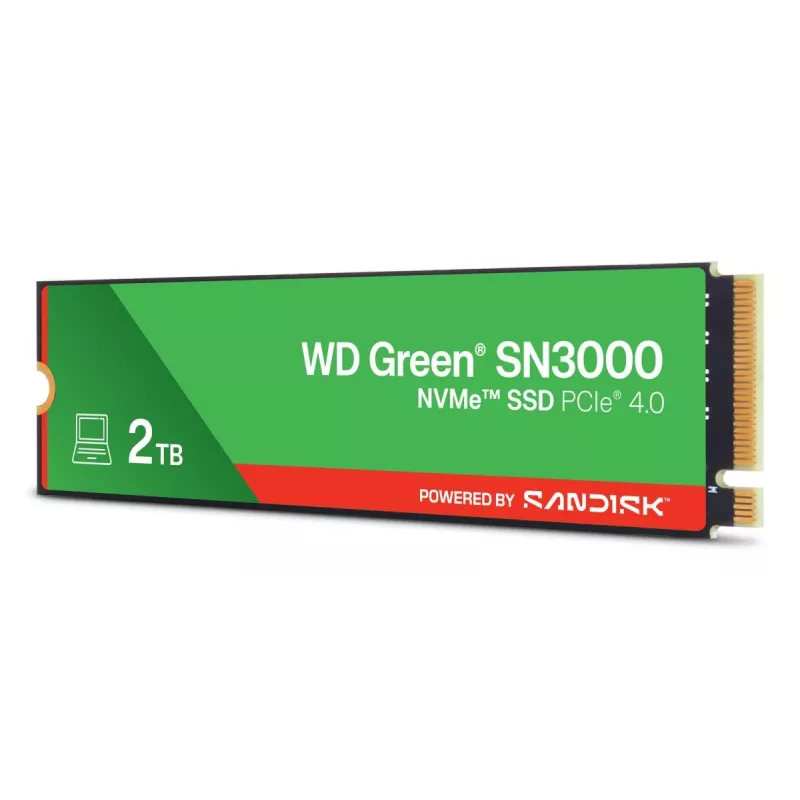WESTERN DIGITAL SSD - WD roheline SN3000 NVMe - 500GB - Pci-e Gen4 x4 - M.2 2280