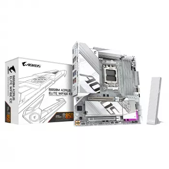 GIGABYTE B850M AORUS ELITE WIFI6E emaplaat, AMD B850, Socket AM5, Micro ATX
