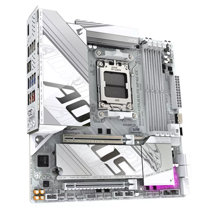 GIGABYTE B850M AORUS ELITE WIFI6E emaplaat, AMD B850, Socket AM5, Micro ATX