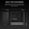 CORSAIR FRAME 4000D keskmise torni korpus must