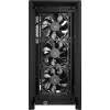 Korpus CORSAIR FRAME 4000D RS Midi Tower — must, EATX tugi, karastatud klaas, USB-C, 3x120mm esiventilaatorid