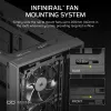 Korpus CORSAIR FRAME 4000D RS Midi Tower — must, EATX tugi, karastatud klaas, USB-C, 3x120mm esiventilaatorid