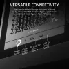 Korpus CORSAIR FRAME 4000D RS Midi Tower — must, EATX tugi, karastatud klaas, USB-C, 3x120mm esiventilaatorid