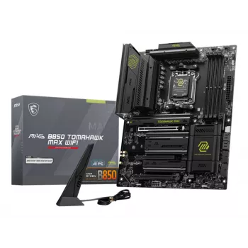 Emaplaat MSI MAG B850 TOMAHAWK MAX WIFI — AMD B850, Socket AM5, ATX, DDR5, 4×M.2, Wi‑Fi 7, 5Gb LAN, 7.1 Audio