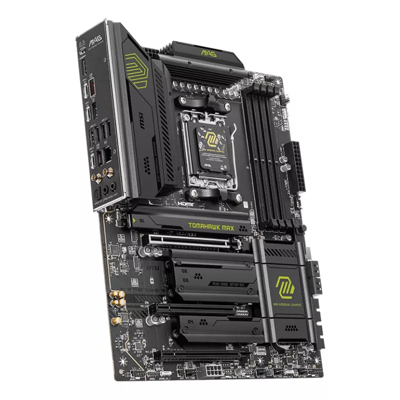 Emaplaat MSI MAG B850 TOMAHAWK MAX WIFI — AMD B850, Socket AM5, ATX, DDR5, 4×M.2, Wi‑Fi 7, 5Gb LAN, 7.1 Audio