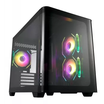 FSP S380-BA korpus Mini Tower mITX, mATX must ARGB