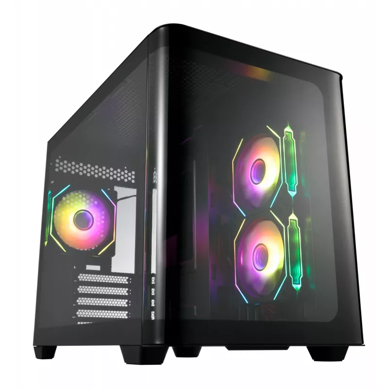FSP S380-BA korpus Mini Tower mITX, mATX must ARGB