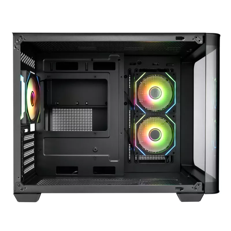 FSP S380-BA korpus Mini Tower mITX, mATX must ARGB