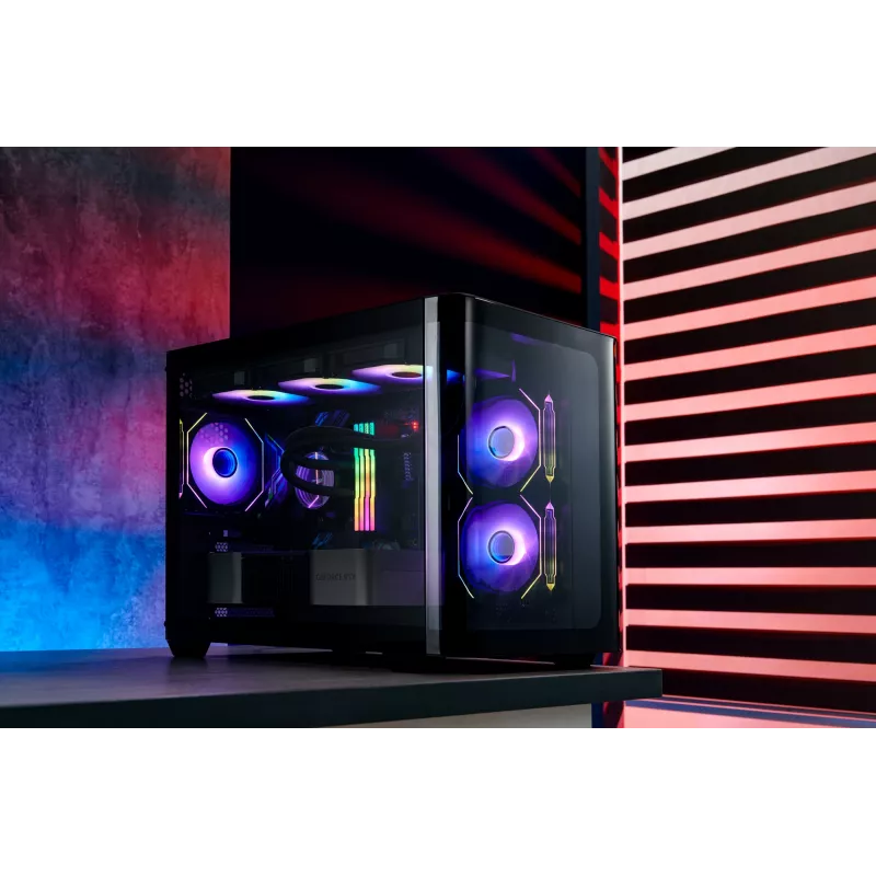 FSP S380-BA korpus Mini Tower mITX, mATX must ARGB