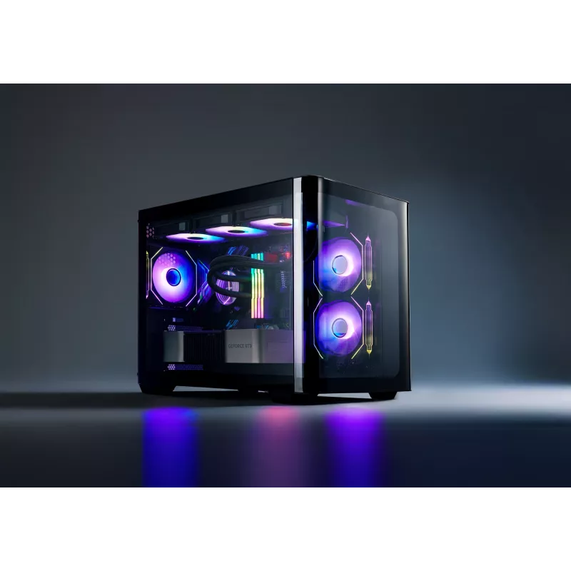 FSP S380-BA korpus Mini Tower mITX, mATX must ARGB