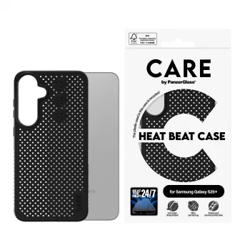 PanzerGlass CARE™ by ® Case Heat Beat Samsung Galaxy S25+, ümbris, Samsung, Samsung - Galaxy S25+, must