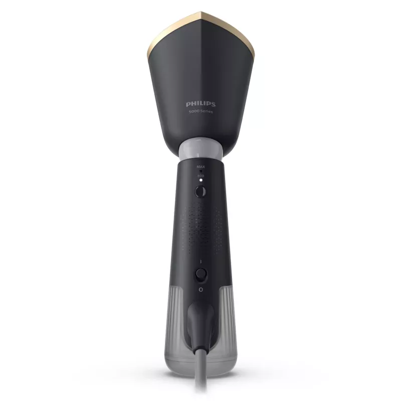 Philips 5000 seeria käeshoitav auruti, käeshoitav riideauruti, 0,32 L, 0,58 min, hall, tumehall, 24 g/min