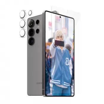 PanzerGlass ® 2-in-1 kaitsekomplekt Samsung Galaxy S25 Ultra jaoks