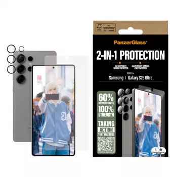 PanzerGlass ® 2-in-1 kaitsekomplekt Samsung Galaxy S25 Ultra jaoks