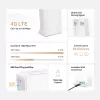 MERCUSYS Mb130-4g traadita ruuter Ethernet kahesageduslik (2,4 GHz / 5 GHz) - valge