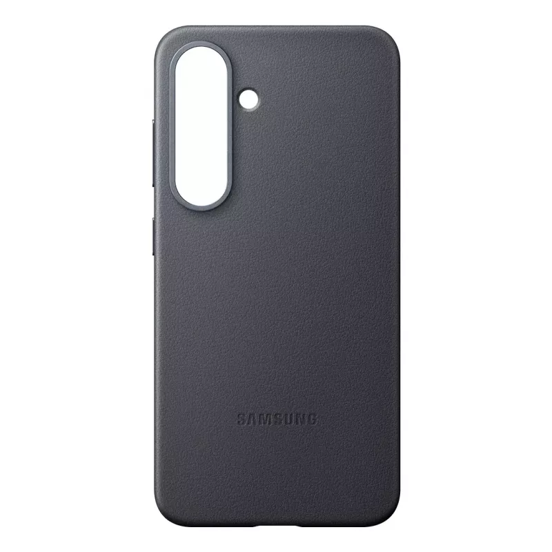 Cover Samsung Galaxy S25 kunstnahast ümbris, must