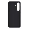 Cover Samsung Galaxy S25 kunstnahast ümbris, must