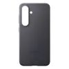 Cover Samsung Galaxy S25 kunstnahast ümbris, must