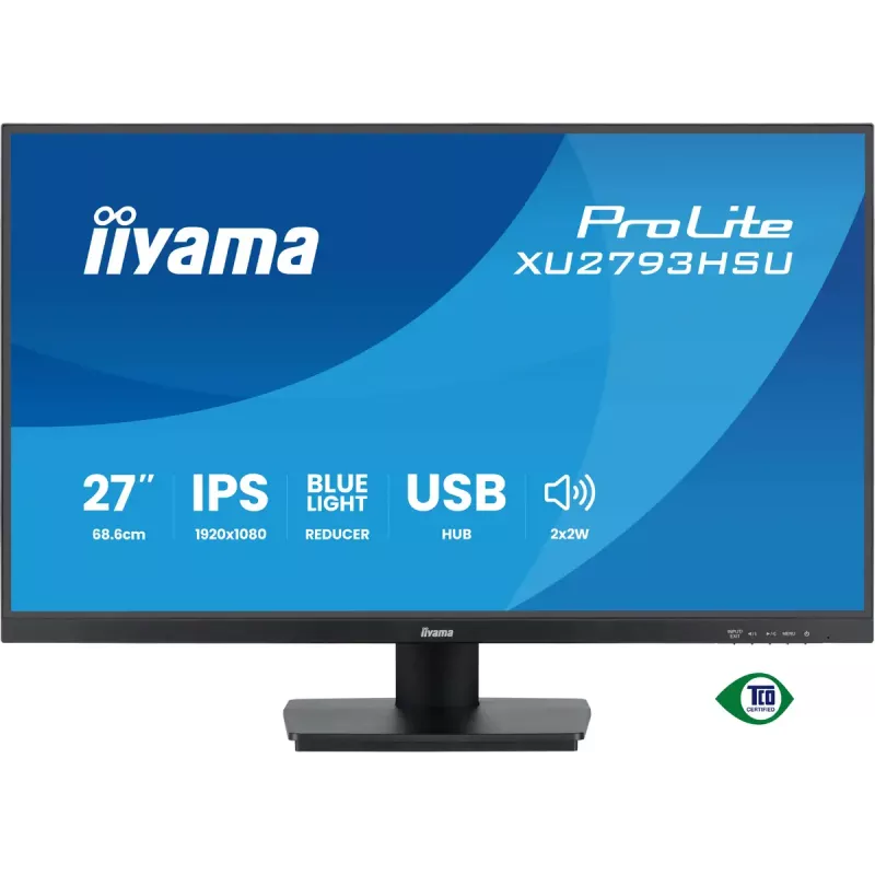 iiyama ProLite XU2793HSU-B7 arvutimonitor 68,6 cm (27 tolli) 1920 x 1080 pikslit Full HD LED must