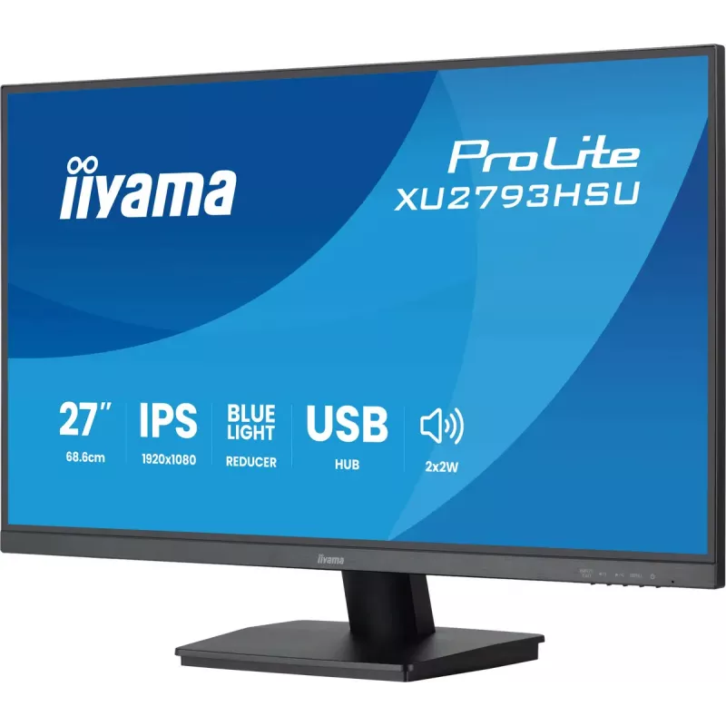 iiyama ProLite XU2793HSU-B7 arvutimonitor 68,6 cm (27 tolli) 1920 x 1080 pikslit Full HD LED must