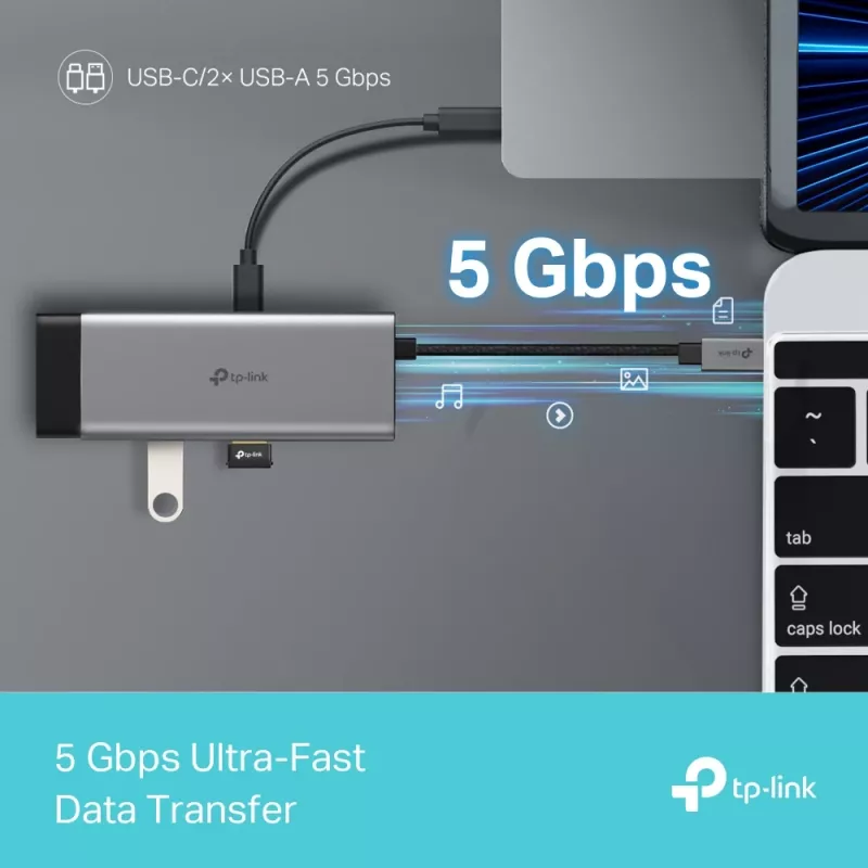 TP-Link UH5020C USB Type-C jaotur 5000 Mbit/s HDMI USB 3.2