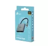 USB Type-C jaotur TP-Link UH3020C — 3 pordiga (HDMI, USB-A, USB-C), 5 Gbit/s, HDMI 4K@60Hz, PD kuni 100W, alumiinium, 0,18 m kaabel