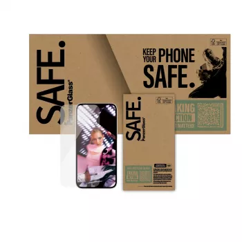 PanzerGlass SAFE. by ® Ekraanikaitse iPhone 17e | 16e | 14 | 13 | 13 Pro | Ultra-Wide Fit