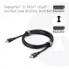 CLUB3D DisplayPort™ 2.1 DP54™ VESA® sertifitseeritud kaabel 8K120Hz 3m/ 9.84ft