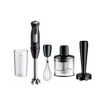 Braun MultiQuick 5 Pro 0,6 L saumikser 1000 W must, hõbedane