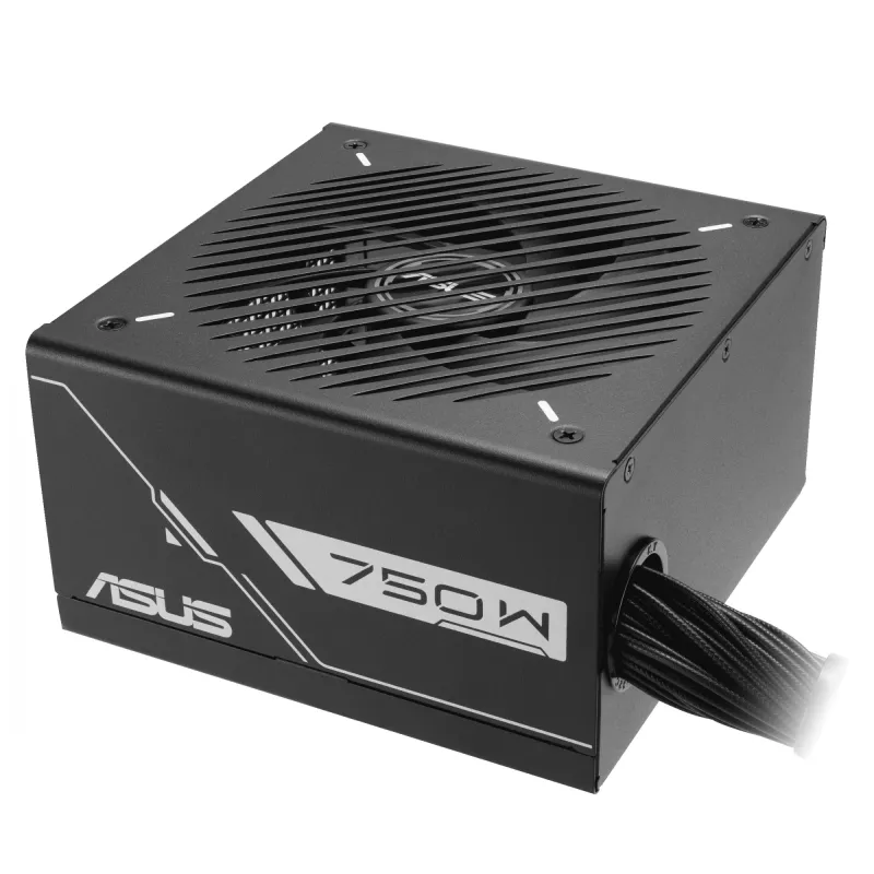 ATX toiteplokk ASUS Prime‑750B‑Must 750 W, 80 PLUS Bronze, 135 mm ventilaator, 20+4 pin, 3× PCIe 8-pin, mitte-modulaarne