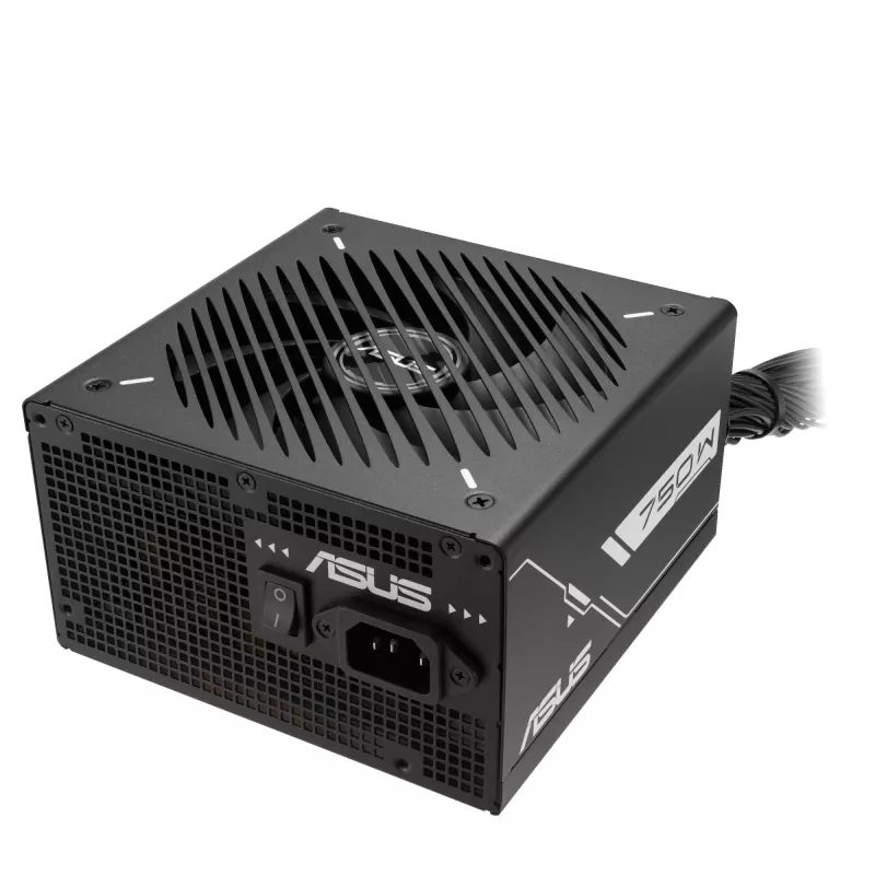 ATX toiteplokk ASUS Prime‑750B‑Must 750 W, 80 PLUS Bronze, 135 mm ventilaator, 20+4 pin, 3× PCIe 8-pin, mitte-modulaarne
