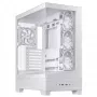 Arvuti korpus ASUS A31 Plus TG ARGB WHITE Midi Tower — ATX, karastatud klaas, ARGB, 3x120mm + 1x120mm ventilaatorid, 38 cm GPU, 165 mm CPU jahuti