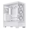 Arvuti korpus ASUS A31 Plus TG ARGB WHITE Midi Tower — ATX, karastatud klaas, ARGB, 3x120mm + 1x120mm ventilaatorid, 38 cm GPU, 165 mm CPU jahuti