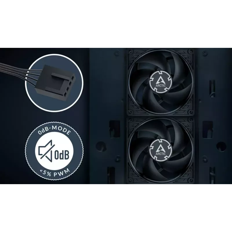 Ventilaator ARCTIC P9 Max Must 92 mm Kiire PWM 98,97 m³/h