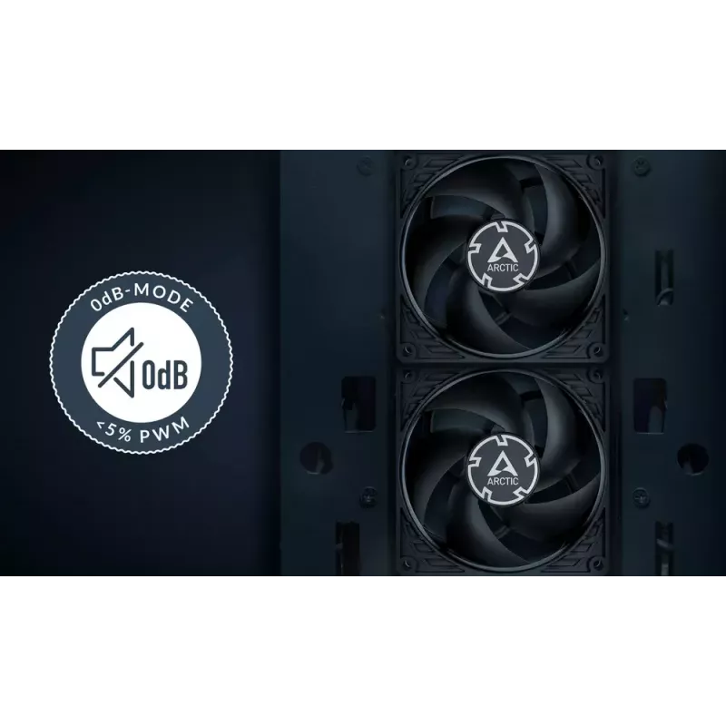 ARCTIC P9 PWM PST CO (must) – 92 mm PWM-ventilaator pidevaks tööks