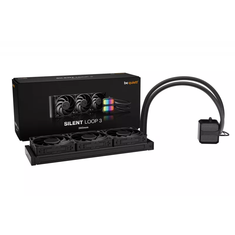 be quiet! Silent Loop 3 360 mm protsessori all-in-one vedelikjahuti 12 cm Must 1 tk